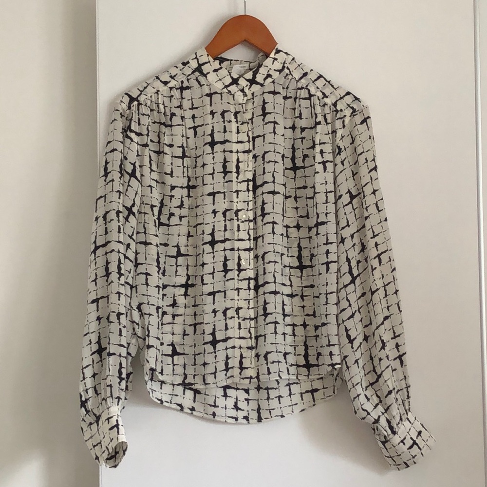 100% silk blouse